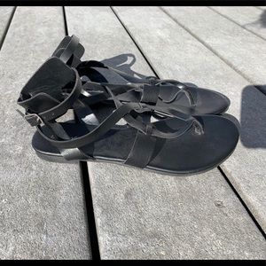 Black sandals